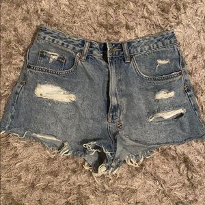 High Waisted Jean shorts